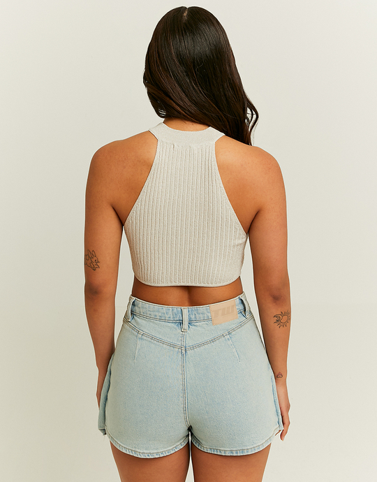 Halter Knit Top with Lurex | TALLY WEiJL