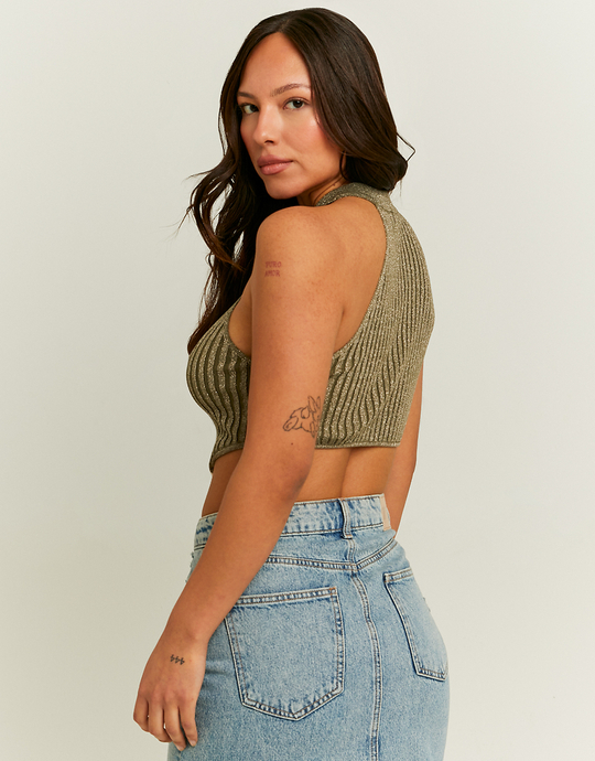 Halter Top in Maglia Lurex | TALLY WEiJL