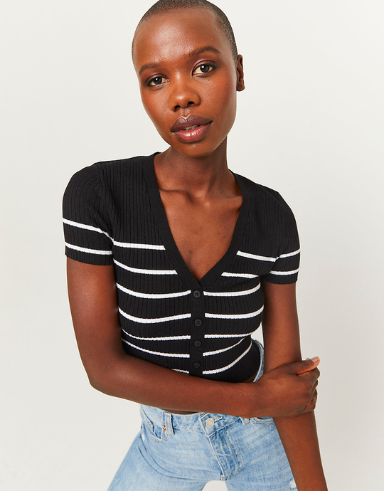 Gestreiftes Strick-Top | TALLY WEiJL