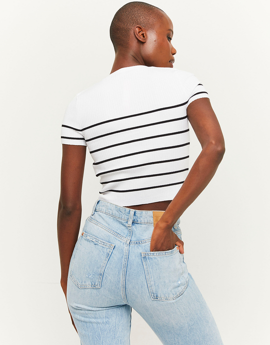 Top en maille ajusté rayé | TALLY WEiJL