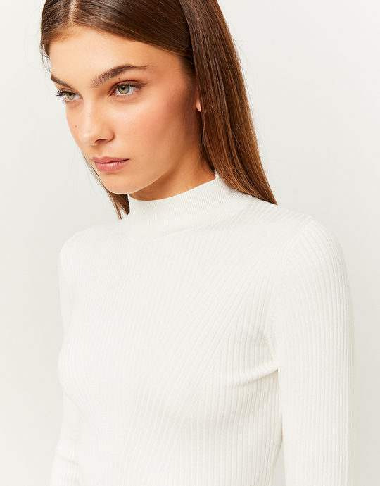 Pull en maille blanc | TALLY WEiJL