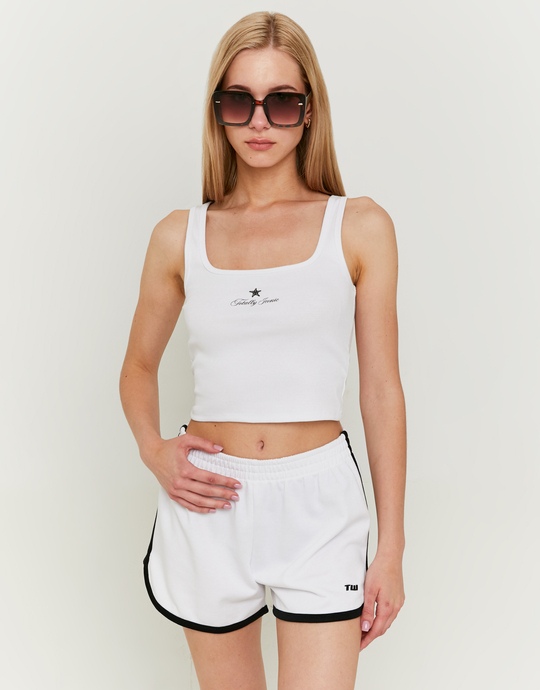 Weisse Sporty Sweat Shorts | TALLY WEiJL