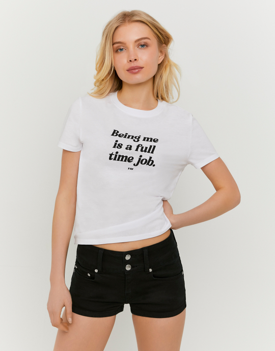 Black Low Waist Shorts | TALLY WEiJL