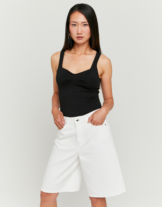 Weite High Waist Bermuda Shorts | TALLY WEiJL