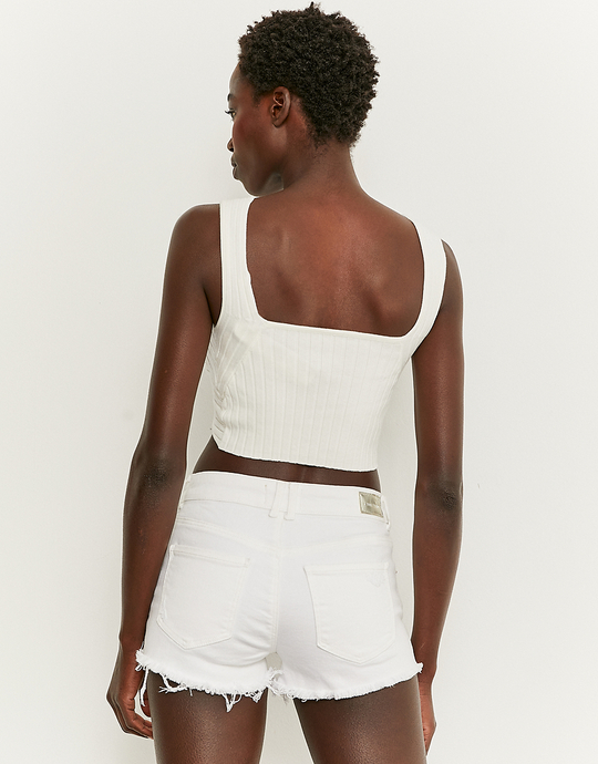 Shorts a Vita Bassa Bianchi | TALLY WEiJL