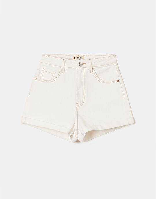Denim Mini Mom Shorts | TALLY WEiJL