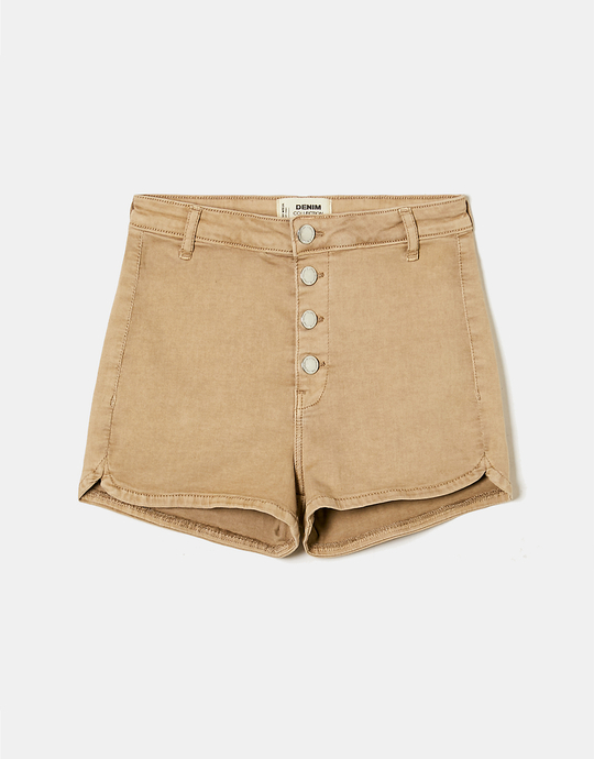 Shorts Con Bottoni A Vita Alta | TALLY WEiJL