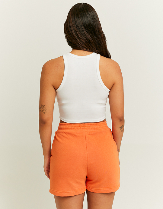 Pantaloncini in Tuta Arancioni con Stampa | TALLY WEiJL