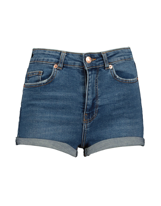 Shorts di Jeans Skinny a Vita Alta | TALLY WEiJL