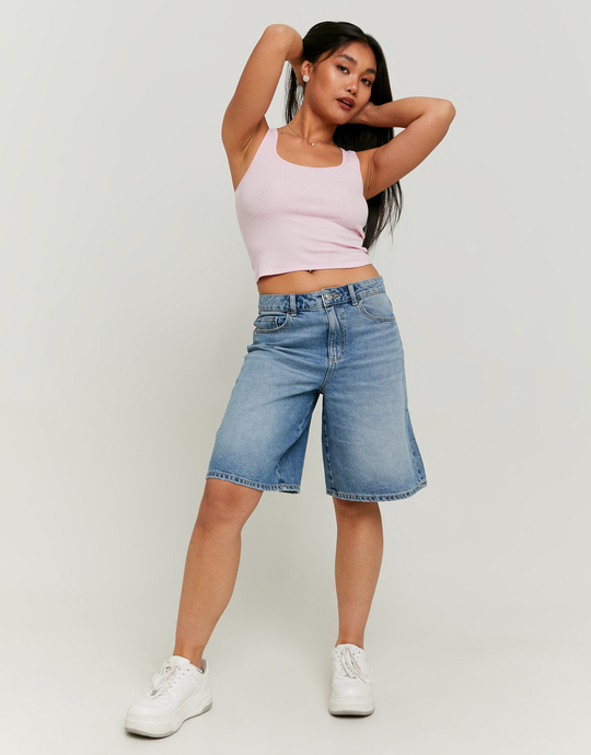 Σορτς Βερμούδα High Waist Wide | TALLY WEiJL