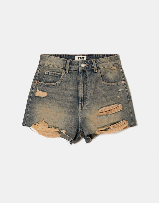 High Waist Mom Shorts | TALLY WEiJL