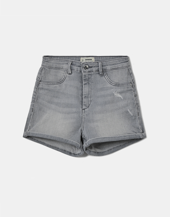 High Waist Skinny Push-Up Denim Shorts | TALLY WEiJL