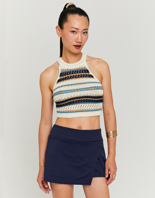 Mini Gonna in Felpa con Nodo | TALLY WEiJL