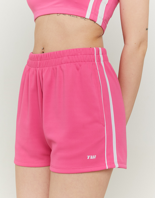 Pink Sporty Sweat Shorts | TALLY WEiJL