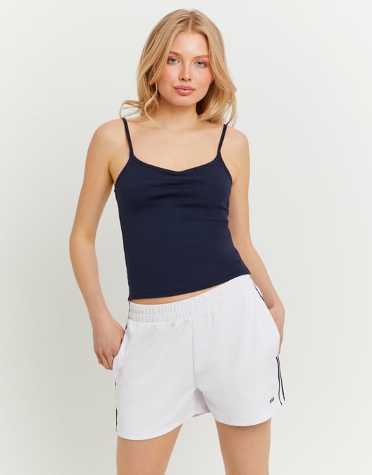 White Sporty Sweat Shorts | TALLY WEiJL