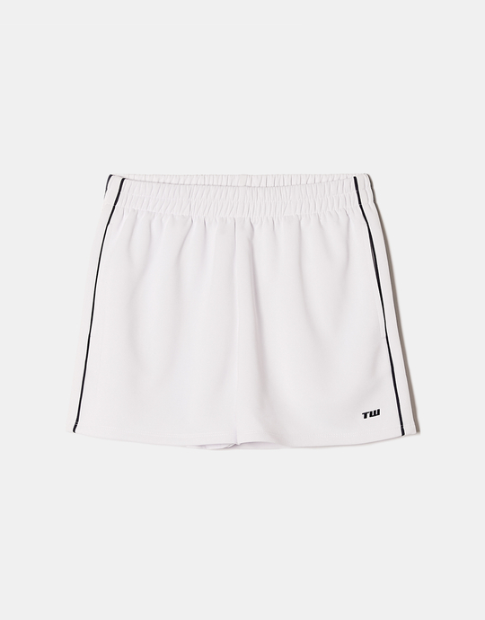 White Sporty Sweat Shorts | TALLY WEiJL