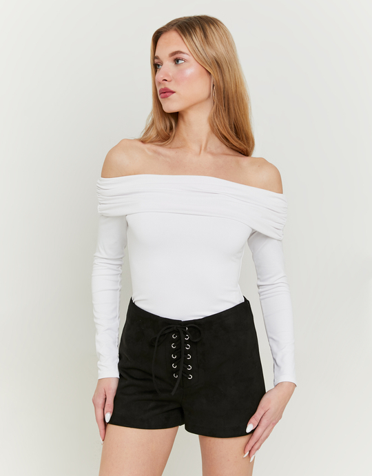 Short Noir avec Lacet | TALLY WEiJL