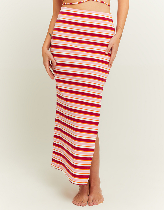 Gonna Lunga a Righe con Spacco | TALLY WEiJL