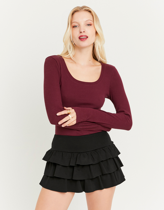 Black skirts with Ruffles | TALLY WEiJL