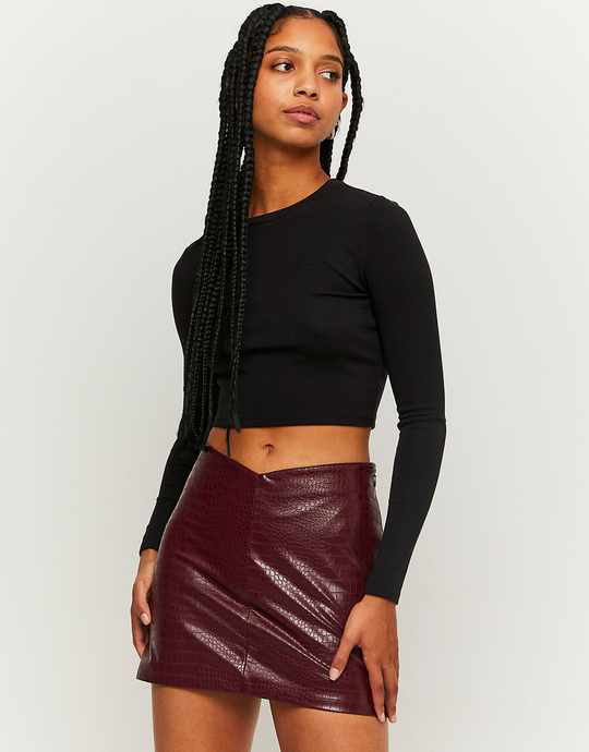 Faux Leather Mini Skirt | TALLY WEiJL