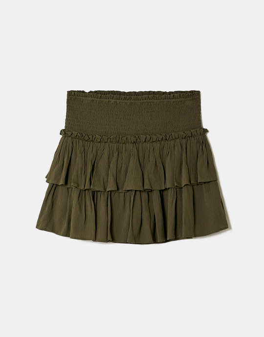 Khaki Mini Skirt | TALLY WEiJL