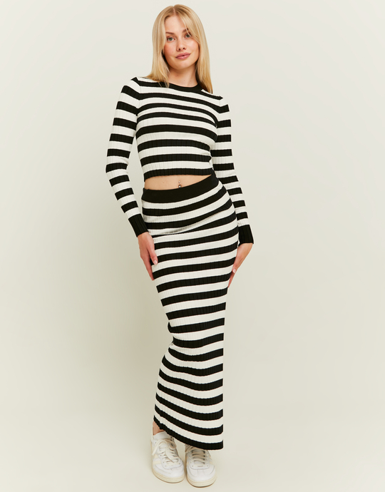 Gonna Lunga in Maglia a Righe | TALLY WEiJL