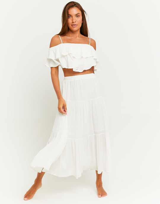 Gonna Midi Bianca | TALLY WEiJL