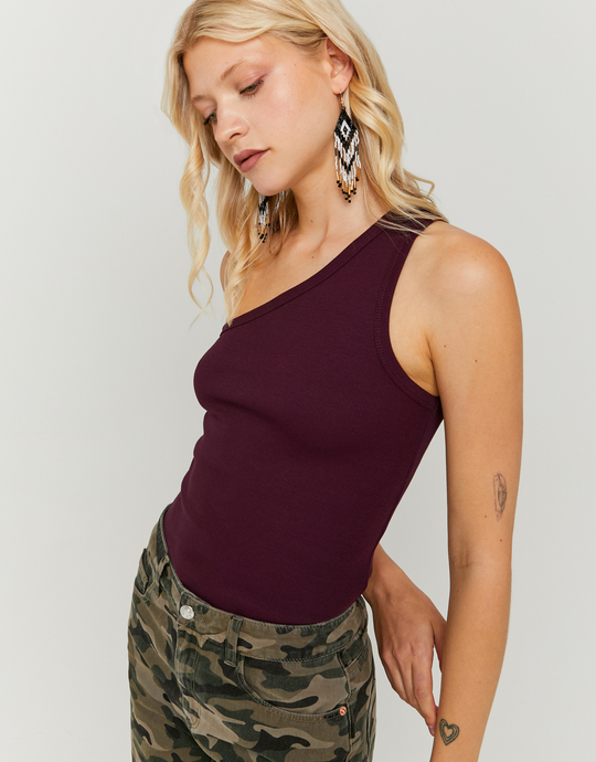 Lila one shoulder Top | TALLY WEiJL