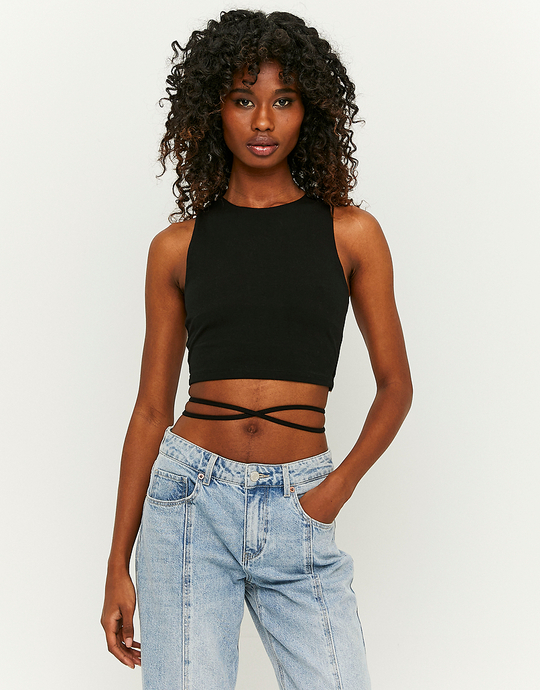 Lace Up Cropped Top | TALLY WEiJL
