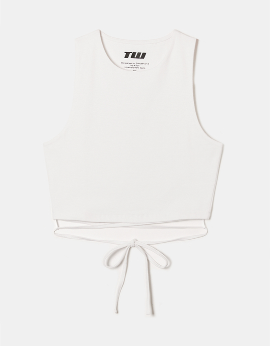 Koronkowy krótki top | TALLY WEiJL