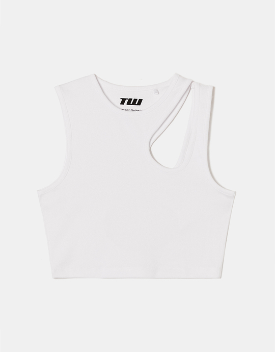 Cut Out Cropped Top | TALLY WEiJL