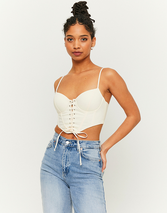 Lace Up Corset Top | TALLY WEiJL