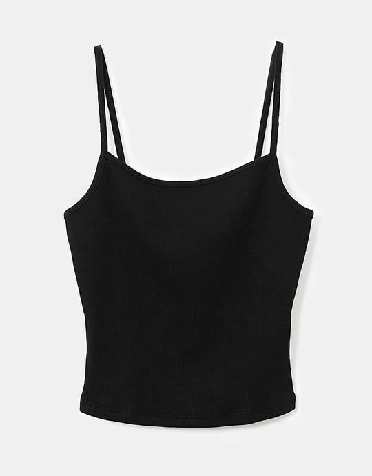 Black Basic Tank Top | TALLY WEiJL