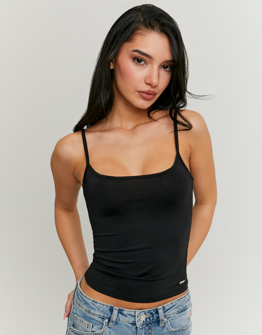 Débardeur basique noir | TALLY WEiJL