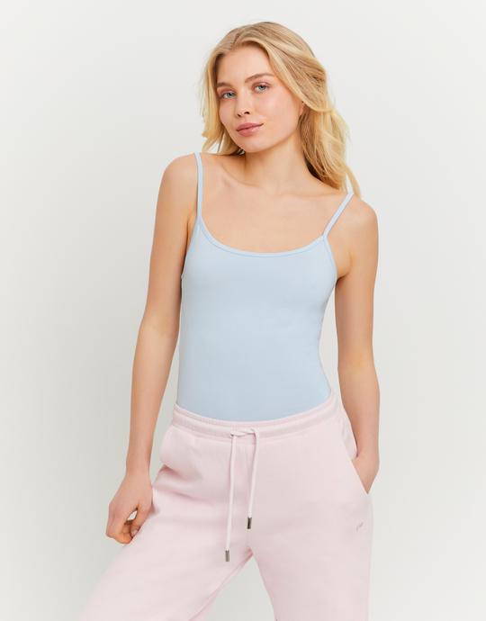 Blaues Basic Tanktop | TALLY WEiJL