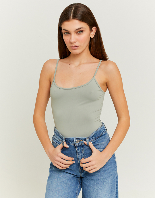 Canottiera Basica Kaki | TALLY WEiJL