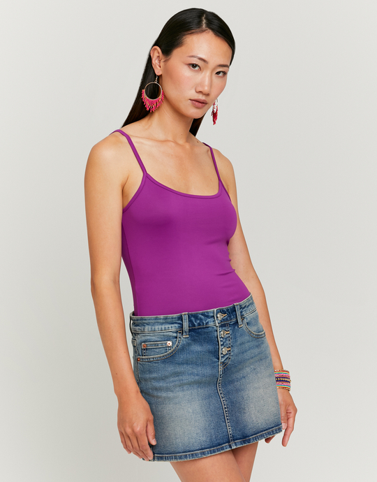 Tank Top Basic Μωβ | TALLY WEiJL