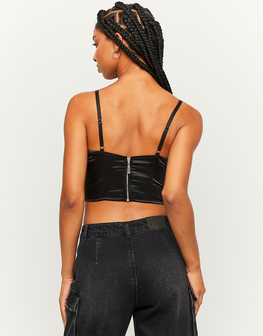 Satin & Lace Bustier Top | TALLY WEiJL