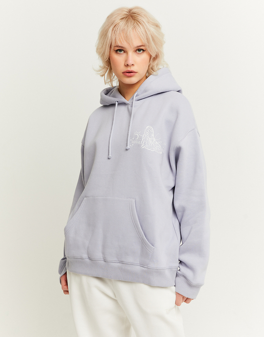 Hoodie Oversize Azzurra Fantasia | TALLY WEiJL