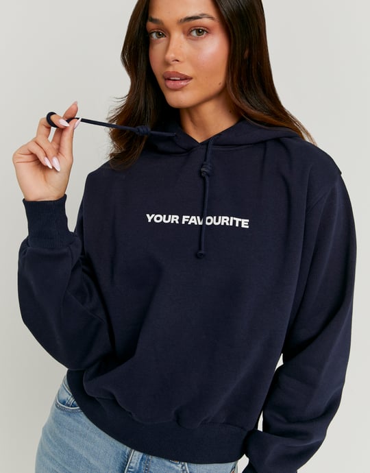 Felpa Blu Stampata | TALLY WEiJL