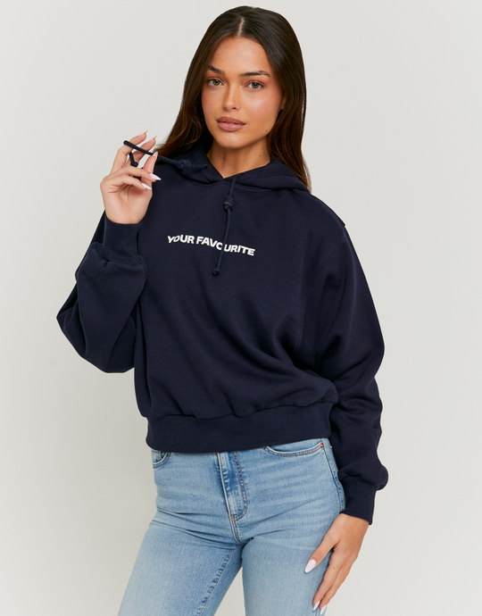 Felpa Blu Stampata | TALLY WEiJL