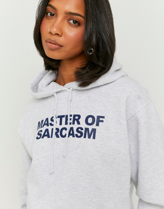 Grey Printed Sweatshirt | TALLY WEiJL