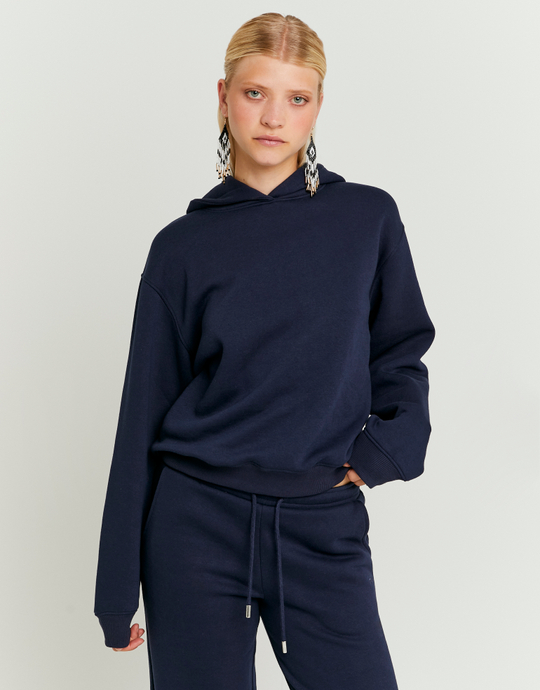 Blue Basic Hoodie | TALLY WEiJL