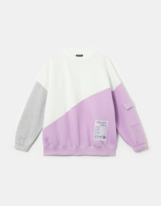 Felpa Colorblock Corta | TALLY WEiJL