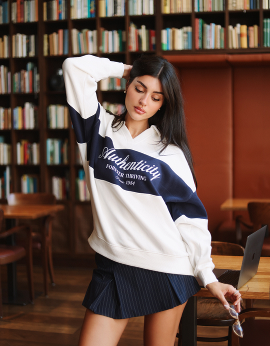 Sweat Universitaire Col Polo | TALLY WEiJL