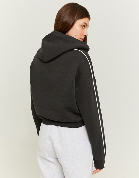 Hoodie imprimé noir | TALLY WEiJL