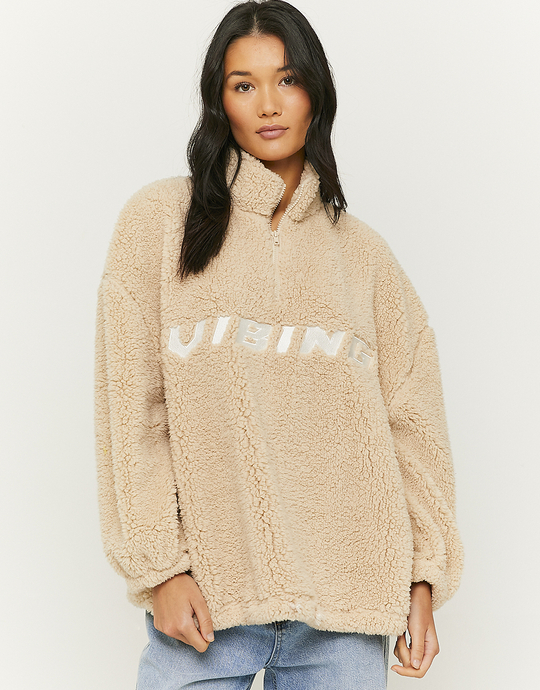 Sweat Oversize en Fausse Fourrure | TALLY WEiJL