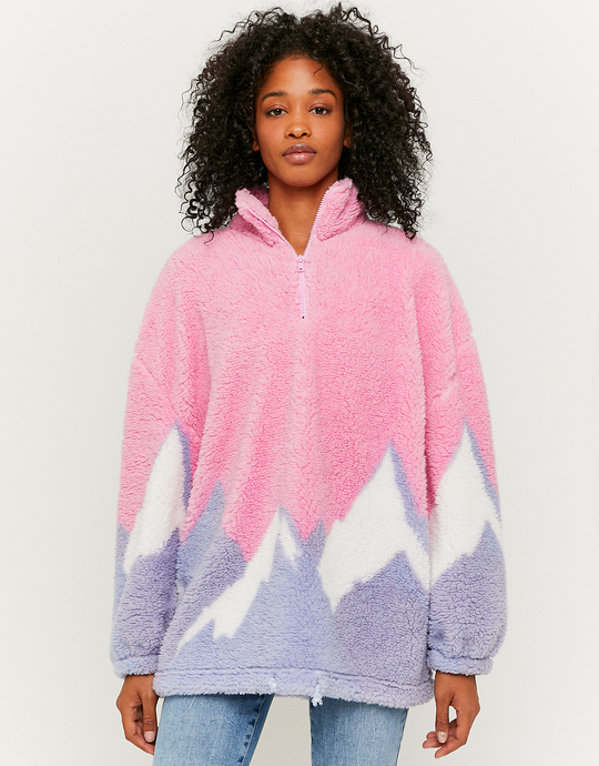 Sweat Oversize en Fausse Fourrure | TALLY WEiJL