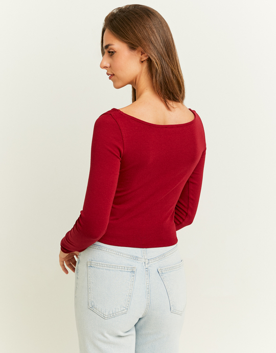 Rotes T-Shirt mit Print | TALLY WEiJL