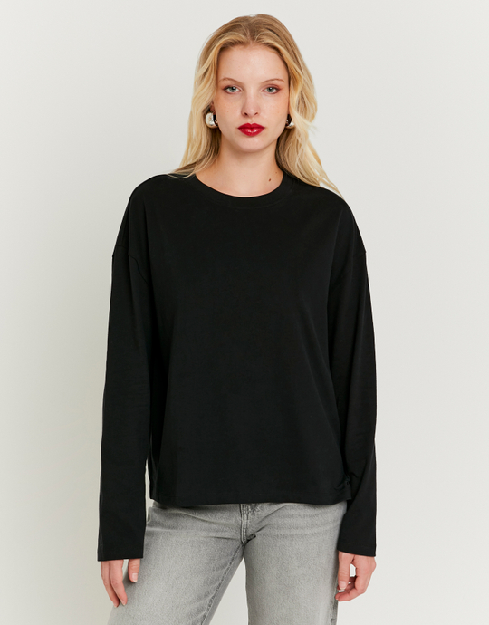 Black Basic T-shirt | TALLY WEiJL